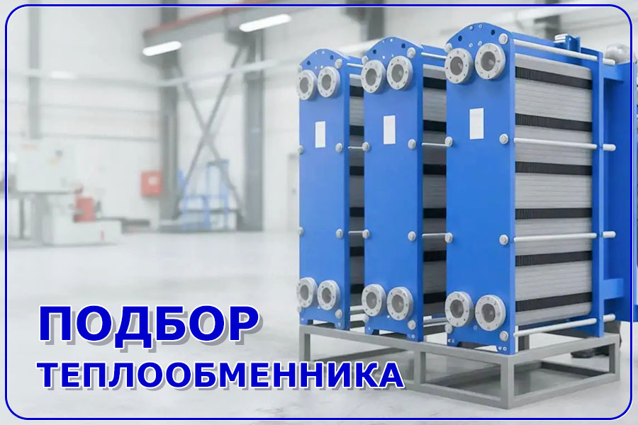 Подбор теплообменников